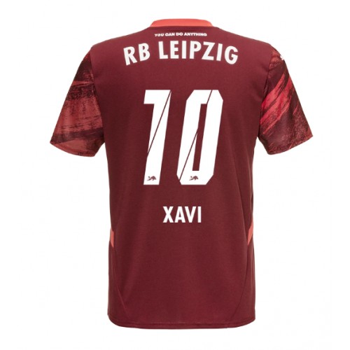 Fotballdrakt Herre RB Leipzig Xavi Simons #10 Bortedrakt 2024-25 Kortermet